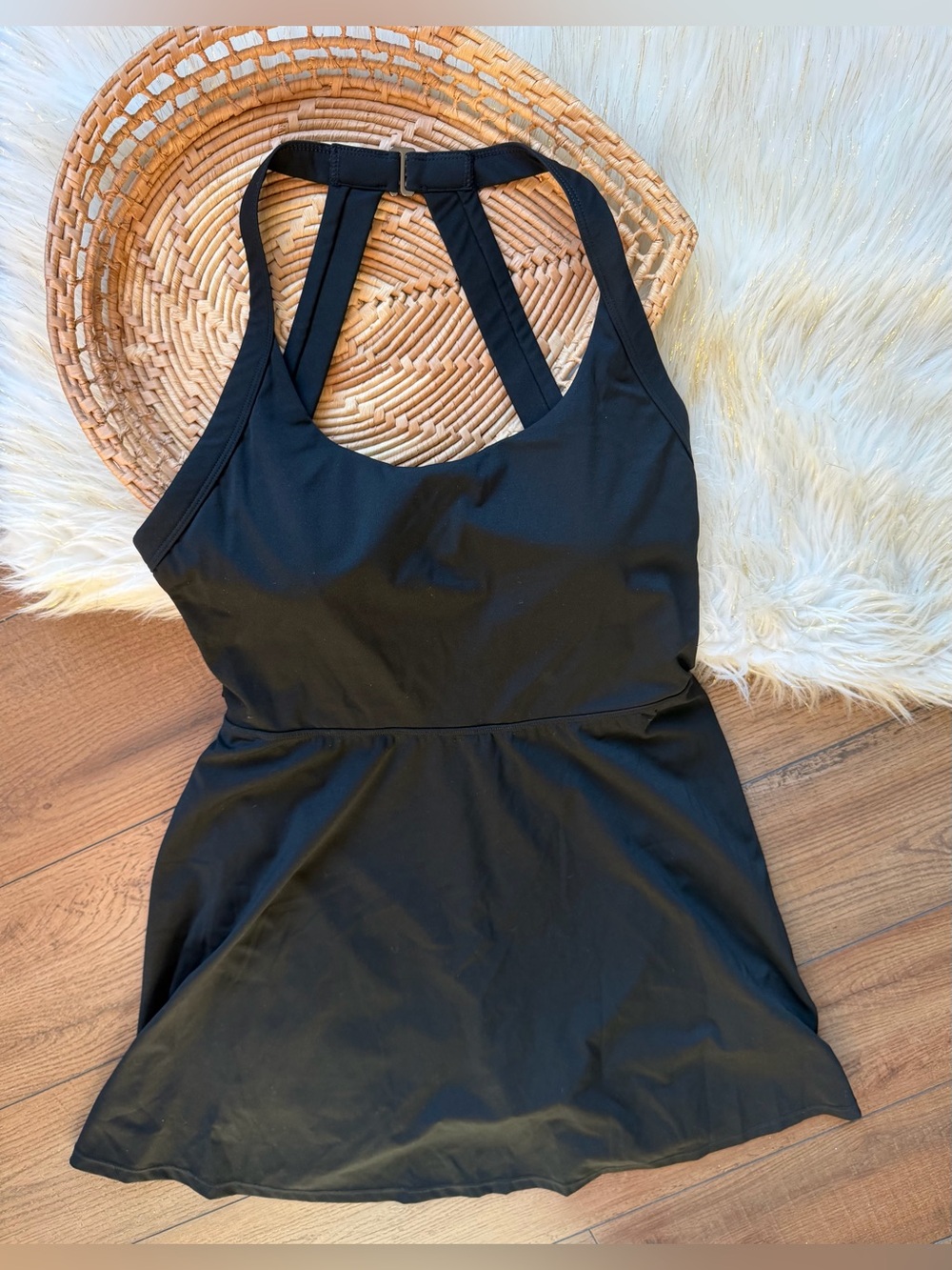 Amazon Black Tennis Athletic Workout Romper Dress Size XL